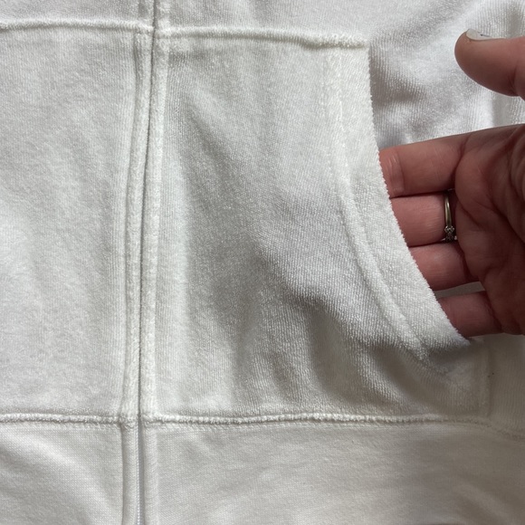 Juicy Couture Hooded Short Sleeve Terry Cloth Sweatshirt Size XXS - Picture 8 of 15